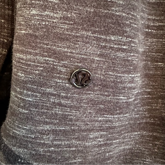 Lululemon Black Heathered Long Sleeve Sweatshirt - Picture 7 of 8